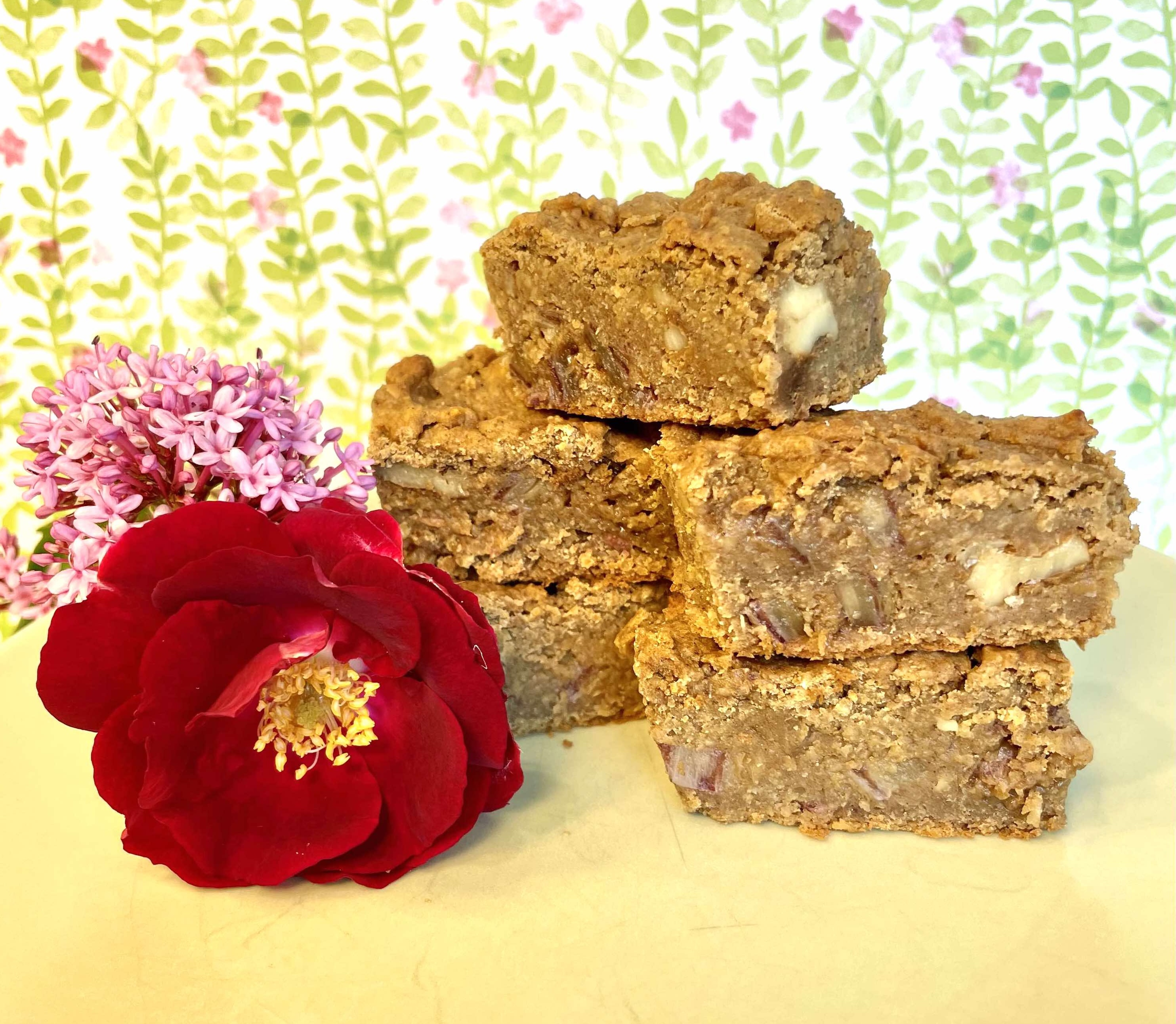Chickpea Date Nut Bars Vegan Date Sweetened Gluten-Free Oil-Free