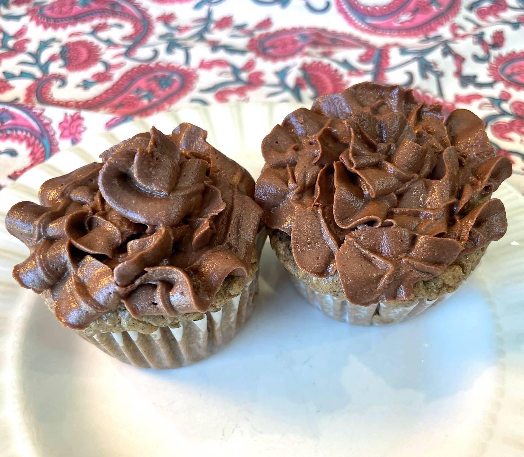 Vegan Chocolate Cream Cheese Frosting with Kite Hill Cream Cheese ~ Oil-Free ~ Sugar-Free ~ Date Sweetened
