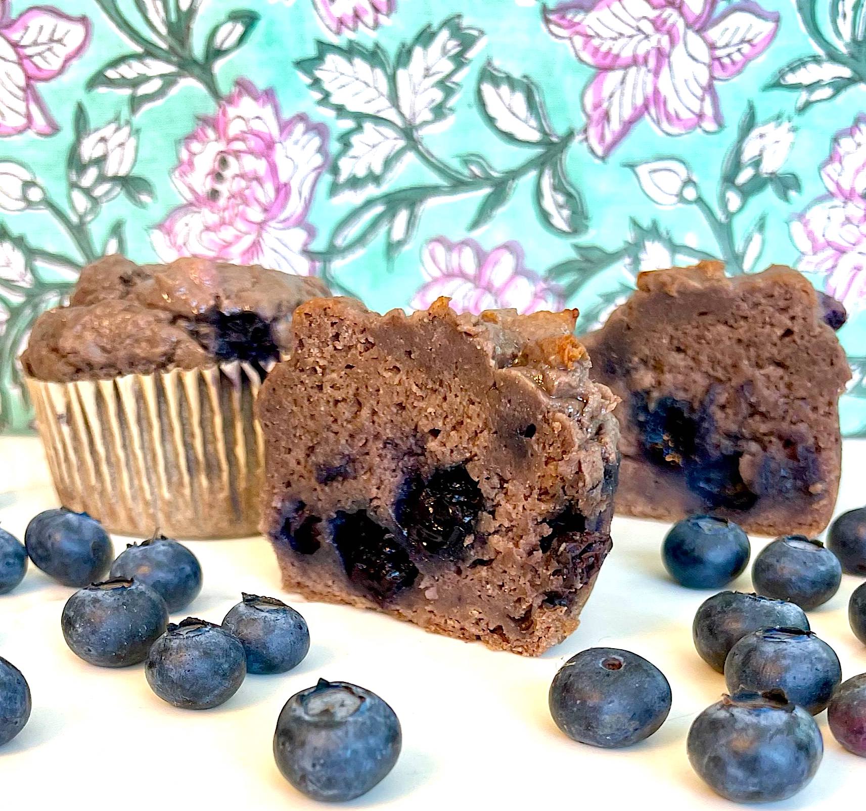 Blueberry Purple Sweet Potato Muffins ~ Vegan ~ Oil-Free ~ No Refined Sweeteners ~ WFPB