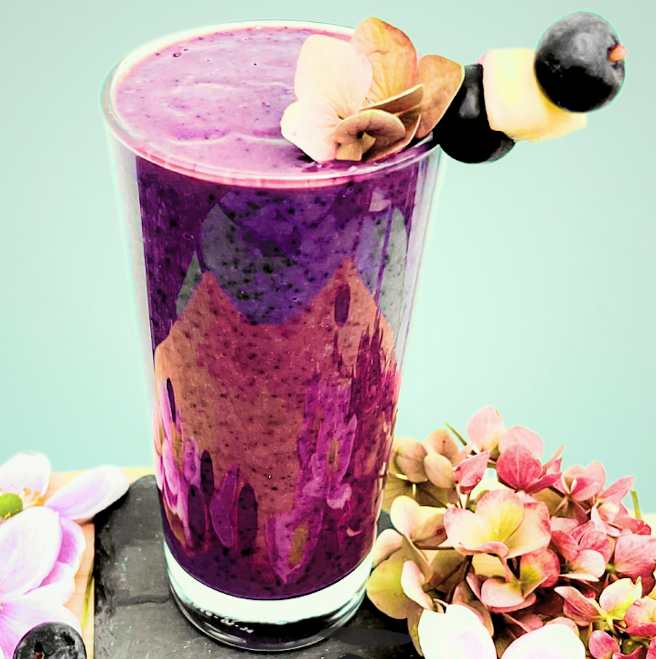 Purple Hawaiian Dream Smoothie ~ WFPB ~ No Refined Sweeteners